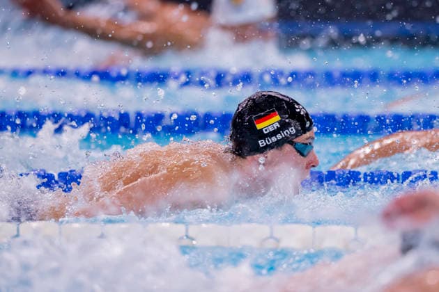 France, Paris, Centre Aquatique Olympique Metropole du Grand Paris, 10.08.2026, European Aquatics Championships Artistic Swimming, Day 11, Morning Session, Cedric Buessing of Germany, Photo by Eibner Pressefoto Tino Henschel European Aquatics Championships Artistic Swimming, Day 11, Morning Session Paris *** France, Paris, Centre Aquatique Olympique Metropole du Grand Paris, August 10, 2026, European Aquatics Championships – Artistic Swimming, Day 11, Morning Session, Cedric Buessing of Germany, Photo by Eibner Pressefoto Tino Henschel European Aquatics Championships Artistic Swimming, Day 11, Morning Session, Paris Copyright: xEibnerxPressefotox