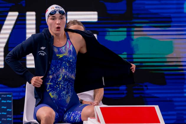 France, Paris, Centre Aquatique Olympique Metropole du Grand Paris, 10.08.2026, European Aquatics Championships Artistic Swimming, Day 11, Morning Session, Kornelia Fiedkiewicz of Poland, Photo by Eibner Pressefoto Tino Henschel European Aquatics Championships Artistic Swimming, Day 11, Morning Session Paris *** France, Paris, Centre Aquatique Olympique Metropole du Grand Paris, August 10, 2026, European Aquatics Championships – Artistic Swimming, Day 11, Morning Session, Kornelia Fiedkiewicz of Poland, Photo by Eibner Pressefoto Tino Henschel, European Aquatics Championships – Artistic Swimming, Day 11, Morning Session, Paris Copyright: xEibnerxPressefotox