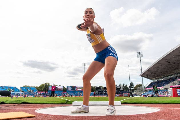 260810 Victoria Wickman of Sweden competes in women™s shot put during day 1 of the 2026 European Athletics Championships on August 10, 2026 in Birmingham. Photo: Maxim Thore BILDBYRAN kod MT MT1064 friidrott athletics friidrett friidrotts-em em friidretts-em 2026 european athletics championships 1 bbeng shot put kula kulestot sverige *** August 10, 2026: Victoria Wickman of Sweden competes in the women’s shot put during Day 1 of the 2026 European Athletics Championships on August 10, 2026 in Birmingham. Photo by Maxim Thore. BILDBYRAN code MT MT1064 track and field athletics friidrett friidrotts em em friidretts em 2026 European Athletics Championships 1 shot put kula kulestot Sweden  Copyright: MAXIMxTHORE BB260810MT082