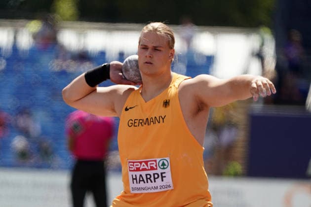 Birmingham , Leichtathletik, Athletics, Track and Field, EAA, Leichtathletik EM Birmingham 2026 European Championships birmingham 2026 , 10.08-17.08.2026, Alexander Stadium Birmingham, Grossbritannien , Kugelstossen Shot Put Men , Georg Harpf Deutschland, Germany GER Copyright Gladys Chai von der Laage *** Birmingham, Track and Field, Athletics, EAA, 2026 European Athletics Championships in Birmingham, August 10–17, 2026, Alexander Stadium, Birmingham, United Kingdom, Men’s Shot Put, Georg Harpf, Germany (GER), Copyright Gladys Chai von der Laage