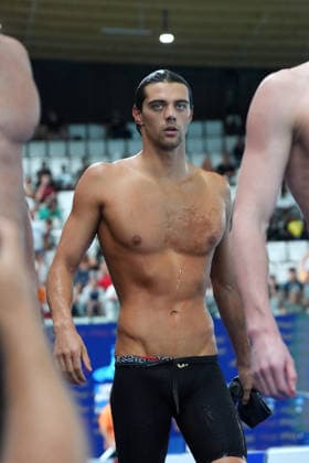 Thomas Ceccon from Italy at the Swimming European Aquatics Championships Paris 2026, Paris, August 10, 2026 .  Copyright: xGianxMattiaxD Alberto LaPressex