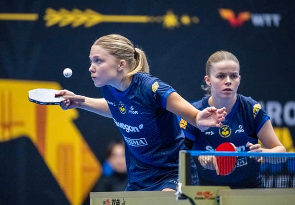 MALMÖ 2026-08-10 Sweden s Christina Källberg and Filippa Bergand in the match against Taiwan s Chien Tung-Chuan and Li Yu-Jhun in the first round of the women s doubles tournament of the Europe Smash Sweden 2026 Table tennis, Tischtennis tournament at Baltiska Hallen in Malmö, Sweden, on August 10, 2026. MALMÖ SWEDEN x50090x *** MALMÖ, August 10, 2026—Sweden’s Christina Källberg and Filippa Bergand faced Taiwan’s Chien Tung Chuan and Li Yu Jhun in the first round of the women’s doubles tournament at the Europe Smash Sweden 2026 table tennis tournament at Baltiska Hallen in Malmö, Sweden, on August 10, 2026 MALMÖ SWEDEN x50090x  Copyright: xJohanxNilssonx xTTx EUROPE SMASH SWEDEN 2026