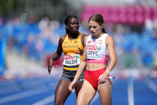 ATHLETICS - European Athletics Championships BIRMINGHAM,ENGLAND,10.AUG.26 - ATHLETICS - European Athletics Championships, 400m hurdles, Women. Image shows Vaness Balde (GER).  GEPAxpictures xRanjithxKumar