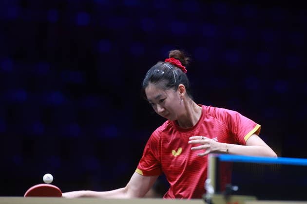 2026 WTT Europe Smash - Sweden - Main Draw Amy Wang of the United States competes against Kim Nayeong of South Korea during the Women s Singles Round of 64 at the 2026 Europe Smash at the Malmo Arena in Malmo, Sweden, on August 10, 2026. Malmo Sweden  Copyright: xRemyxGrosx originalFilename:gros-europesm260810_npqWx.jpg