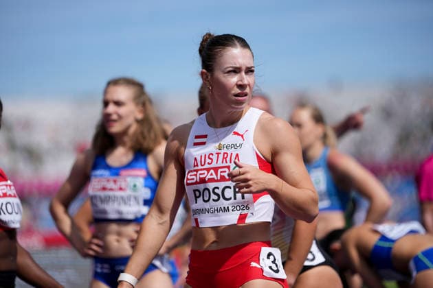 ATHLETICS - European Athletics Championships BIRMINGHAM,ENGLAND,10.AUG.26 - ATHLETICS - European Athletics Championships, 100m, Women. Image shows Isabel Posch (AUT).  GEPAxpictures xRanjithxKumar