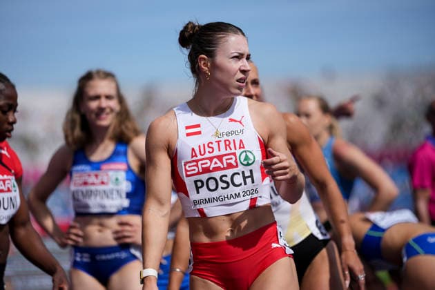 ATHLETICS - European Athletics Championships BIRMINGHAM,ENGLAND,10.AUG.26 - ATHLETICS - European Athletics Championships, 100m, Women. Image shows Isabel Posch (AUT).  GEPAxpictures xRanjithxKumar