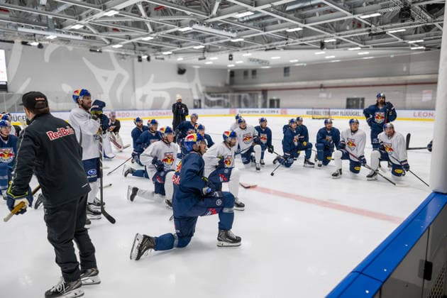 Ice hockey, DEL, EHC Red Bull Munich, Training