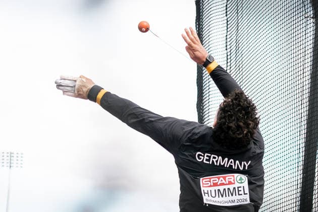 Merlin Hummel (Eintracht Frankfurt, Hammerwurf Maenner), GBR, Leichtathletik, Athletics, European Athletics Championships 2026, Leichtathletik Europameisterschaft 2026, Birmingham 2026, 09.08.2026, GBR, Leichtathletik, Athletics, European Athletics Championships 2026, Leichtathletik Europameisterschaft 2026, Birmingham 2026, 09.08.2026 Birmingham *** Merlin Hummel, Eintracht Frankfurt, Men s Hammer Throw, GBR, Track and Field, Athletics, 2026 European Athletics Championships, 2026 European Track and Field Championships, Birmingham 2026, August 9, 2026, GBR, Track and Field, Athletics, 2026 European Athletics Championships, 2026 European Track and Field Championships, Birmingham 2026, August 9, 2026, Birmingham Copyright: xStefanxMayerx EP_SMR
