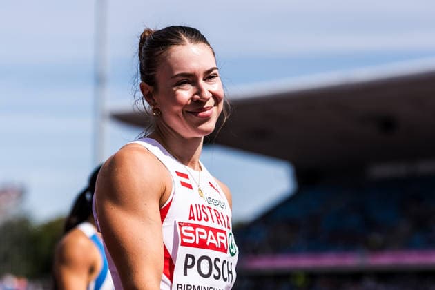 European Athletics Championships; Birmingham, 10.08.2026 BIRMINGHAM, UNITED KINGDOM - AUGUST 10: Isabel Posch (AUT - Austria) after the first round of the womens 100 m on August 10, 2026 in Birmingham, United Kingdom. *** European Athletics Championships, Birmingham, August 10, 2026 BIRMINGHAM, UNITED KINGDOM AUGUST 10 Isabel Posch (AUT) of Austria after the first round of the women s 100-meter dash on August 10, 2026, in Birmingham, United Kingdom Copyright: xBEAUTIFULxSPORTS UlfxSchillerx