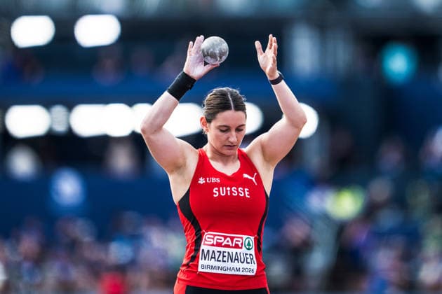 European Athletics Championships; Birmingham, 10.08.2026 BIRMINGHAM, UNITED KINGDOM - AUGUST 10: Miryam Mazenauer (Switzerland) during the qualification of the womens shot put on August 10, 2026 in Birmingham, United Kingdom. *** European Athletics Championships, Birmingham, August 10, 2026 BIRMINGHAM, UNITED KINGDOM AUGUST 10 Miryam Mazenauer of Switzerland during the women s shot put qualifying round on August 10, 2026, in Birmingham, United Kingdom Copyright: xBEAUTIFULxSPORTS UlfxSchillerx