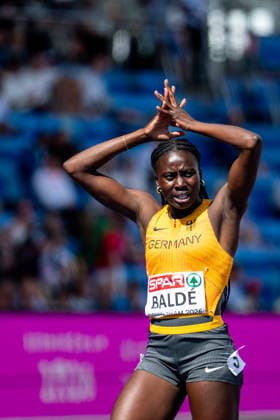 10.08.2026, GBR, Leichtathletik, Europameisterschaft 2026, Morgensession Tag 1, Birmingham Vanessa Balde ( Deutschland ), 400 Meter Hürden Damen, Vorlauf Birmingham Alexander Stadium England Großbritannien *** August 10, 2026, GBR, Track and Field, 2026 European Championships, Morning Session, Day 1, Birmingham: Vanessa Balde (Germany), Women s 400-meter hurdles, preliminary round, Alexander Stadium, Birmingham, England, Great Britain Copyright: xNordphoto Memmlerx