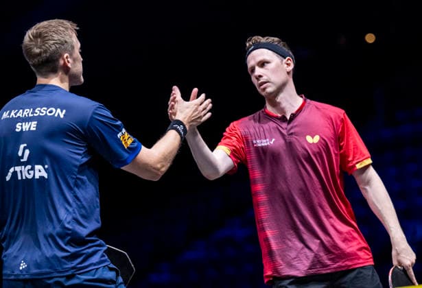 MALMÖ 2026-08-10 Jonathan Groth of Denmark thanks Sweden s Mattias Karlsson after the Dane won the Battle of Öresund in the first round of the men s singles at the Europe Smash Sweden 2026 Table tennis, Tischtennis tournament at Malmö Arena in Malmö, Sweden, on August 10, 2026. MALMÖ SWEDEN x50090x *** MALMÖ, August 10, 2026 — Jonathan Groth of Denmark thanks Sweden’s Mattias Karlsson after the Dane won the Battle of Öresund in the first round of the men’s singles at the Europe Smash Sweden 2026 table tennis tournament at Malmö Arena in Malmö, Sweden, on August 10, 2026 MALMÖ SWEDEN x50090x  Copyright: xJohanxNilssonx xTTx EUROPE SMASH SWEDEN 2026