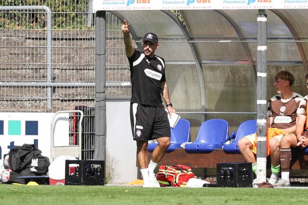 Fußball I Herren I Saison 2026 2027 I Regionalliga Nord I 2.Spieltag I FC St.Pauli II - Bremer SV I 09.08.2026 Alexander Hahn (FC St.Pauli II) *** Soccer I Men s Team I 2026–2027 Season I Regionalliga Nord I Matchday 2 I FC St. Pauli II vs. Bremer SV I August 9, 2026 Alexander Hahn FC St. Pauli II Copyright: xLobeca RalfxHomburgx