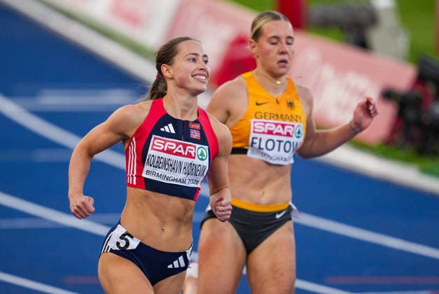 EM i friidrett utendors 2026 - Dag 1 Birmingham, England 20260810. Martine Hjornevik i ovelsen 100 meter hekk kvinner forsok under EM i friidrett 2026 pa Alexander Stadium i Birmingham mandag. Foto: Beate Oma Dahle NTB Birmingham England EDITORIAL USE ONLY. RESTRICTED USE FOR BETTING COMPANIES Ref:_SPOxAqiHLWxWoc.jpg *** 2026 European Outdoor Athletics Championships, Day 1, Birmingham, England, August 10, 2026: Martine Hjornevik competes in the women’s 100-meter hurdles preliminary round during the 2026 European Athletics Championships at Alexander Stadium in Birmingham on Monday. Photo: Beate Oma Dahle, NTB, Birmingham, England. EDITORIAL USE ONLY. RESTRICTED USE FOR BETTING. COMCOMPANIES  Copyright: xBeatexOmaxDahlex xNTBx
