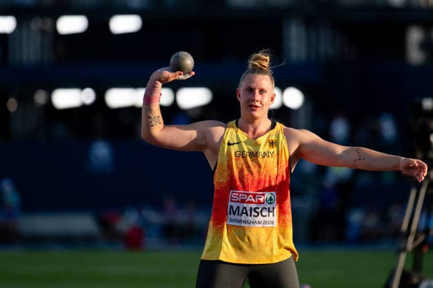 10.08.2026, GBR, Leichtathletik, Europameisterschaft 2026, Abendsession Tag 1, Birmingham Katharina Maisch ( Deutschland ), Kugelstoßen Damen, Finale, Birmingham Alexander Stadium England Großbritannien *** August 10, 2026, GBR, Track and Field, 2026 European Championships, Evening Session, Day 1, Birmingham Katharina Maisch, Germany, Women s Shot Put, Final, Alexander Stadium, Birmingham, England, Great Britain Copyright: xNordphoto Memmlerx