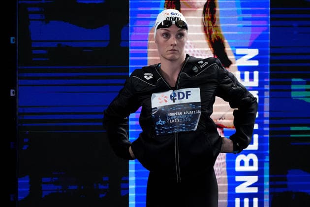2026-08-10 2026 European Aquatics Championships PARIS, FRANCE - AUGUST 10: Marrit Steenbergen of the Netherlands during 2026 European Aquatics Championships on August 10, 2026 in Paris, France. (Photo by Nikola Krstic BSR Agency) Paris France Content not available for redistribution in The Netherlands directly or indirectly through any third parties. Copyright: xBSRxAgencyx
