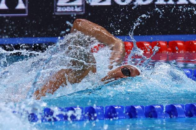 Championnat d Europe de natation PHOTOPQR LE COURRIER PICARD Haslin ; Saint Denis ; 10 08 2026 ; 10 08 26 Championnat d Europe de natation Centre Aquatique Olympique Finale du relais 4x200m nage libre Hommes - Roman Fuchs - 2èmes medaille d argent Photo Fred Haslin LEN European Aquatics Championships at the Olympic Aquatic Centre in Saint-Denis, northern suburbs of Paris, on August 10, 2026 Saint Denis 93 France  Copyright: xPHOTOPQR LExCOURRIERxPICARD MAXPxHaslinx 20260810LCP8563 20260810LCP8563