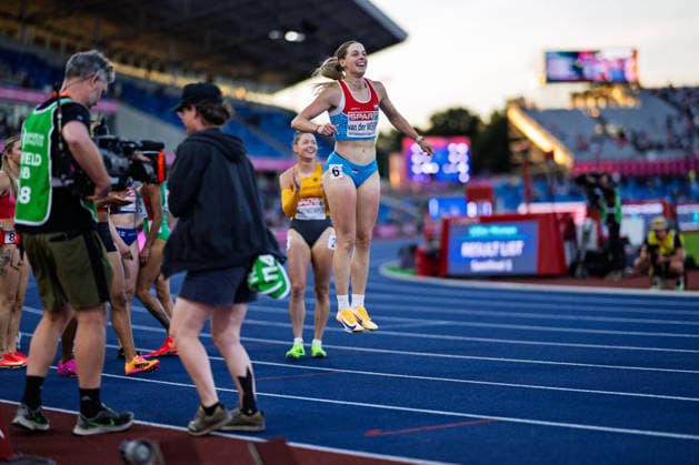 BIRMINGHAM, UNITED KINGDOM - AUGUST 10: Patrizia Van Der Weken of Luxembourg competes in the Women s 100m during the European Athletics Championships at Alexander Stadium on August 10, 2026 in Birmingham, United Kingdom. England United Kingdom Copyright: xBEAUTIFULxSPORTS TobiasxLacknerx