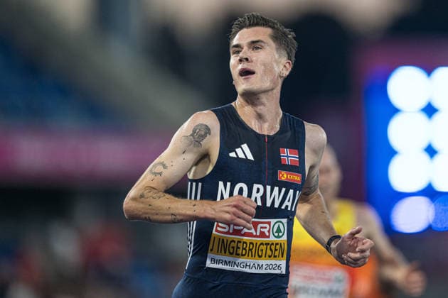 260810 Jakob Asserson Ingebrigtsen of Norway competes in men s 5000 meter during day 1 of the 2026 European Athletics Championships on August 10, 2026 in Birmingham. Photo: Mathias Bergeld BILDBYRAN kod MB MT1064 friidrott athletics friidrett friidrotts-em em friidretts-em 2026 european athletics championships 1 bbeng norge *** 260810 Jakob Asserson Ingebrigtsen of Norway competes in the men’s 5,000-meter race during Day 1 of the 2026 European Athletics Championships on August 10, 2026 in Birmingham. Photo by Mathias Bergeld, BILDBYRAN, code MB MT1064. track and field, athletics, friidrett, friidrotts EM, 2026 European Athletics Championships, 1 BBeng, Norway  Copyright: MATHIASxBERGELD BB260810MB102