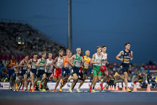 260810 Jakob Asserson Ingebrigtsen of Norway competes in men s 5000 meter during day 1 of the 2026 European Athletics Championships on August 10, 2026 in Birmingham. Photo: Maxim Thore BILDBYRAN kod MT MT1064 friidrott athletics friidrett friidrotts-em em friidretts-em 2026 european athletics championships 1 bbeng norge *** 260810 Jakob Asserson Ingebrigtsen of Norway competes in the men’s 5,000-meter race during Day 1 of the 2026 European Athletics Championships on August 10, 2026 in Birmingham. Photo by Maxim Thore. BILDBYRAN code MT MT1064 track and field athletics friidrett friidrotts em em friidretts em 2026 European Athletics Championships 1 bbeng Norway  Copyright: MAXIMxTHORE BB260810MT147