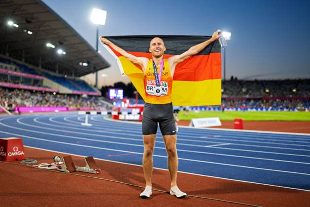 BIRMINGHAM, UNITED KINGDOM - AUGUST 10: Florian Bremm of Germany Men s 5000m during the European Athletics Championships at Alexander Stadium on August 10, 2026 in Birmingham, United Kingdom. England United Kingdom Copyright: xBEAUTIFULxSPORTS TobiasxLacknerx