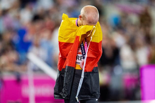 BIRMINGHAM, UNITED KINGDOM - AUGUST 10: Florian Bremm of Germany Men s 5000m during the European Athletics Championships at Alexander Stadium on August 10, 2026 in Birmingham, United Kingdom. England United Kingdom Copyright: xBEAUTIFULxSPORTS TobiasxLacknerx