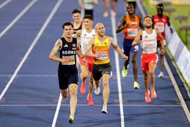 2026 European Athletics Championships, Alexander Stadium, Birmingham, England 10 8 2026 Men™s 5000m Final Norway™s Jakob Ingebrigtsen wins the race Jakob Ingebrigtsen wins the race 10 8 2026  Copyright: xx 0U6A6023