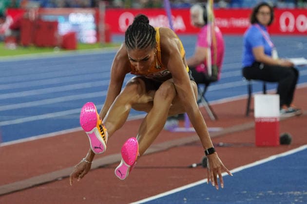 Birmingham , Leichtathletik, Athletics, Track and Field, EAA, Leichtathletik EM Birmingham 2026 European Championships birmingham 2026 , 10.08-17.08.2026, Alexander Stadium Birmingham, Grossbritannien , Dreisprung Frauen, Trpple jump Ruth Hildebrand Deutschland, Germany GER, TSV bayer 04 Leverkusen Copyright Gladys Chai von der Laage *** Birmingham, Track and Field, Athletics, EAA, 2026 European Athletics Championships in Birmingham, August 10–17, 2026, Alexander Stadium, Birmingham, United Kingdom, Women’s Triple Jump, Ruth Hildebrand, Germany (GER), TSV Bayer 04 Leverkusen, Copyright Gladys Chai von der Laage