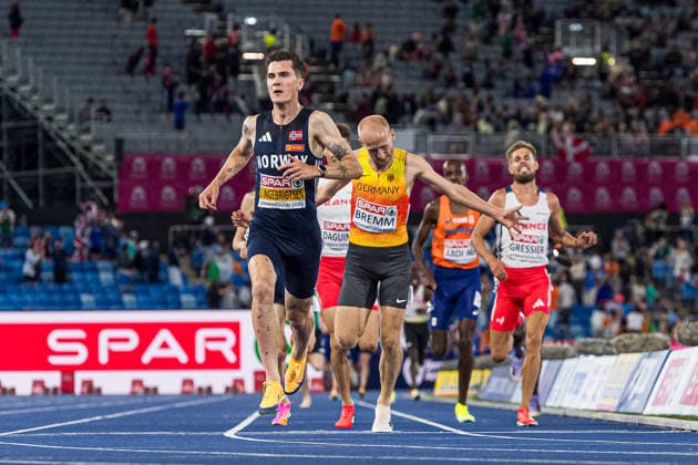 260810 Jakob Asserson Ingebrigtsen of Norway competes in men s 5000 meter during day 1 of the 2026 European Athletics Championships on August 10, 2026 in Birmingham. Photo: Mathias Bergeld BILDBYRAN kod MB MT1064 friidrott athletics friidrett friidrotts-em em friidretts-em 2026 european athletics championships 1 bbeng norge *** 260810 Jakob Asserson Ingebrigtsen of Norway competes in the men’s 5,000-meter race during Day 1 of the 2026 European Athletics Championships on August 10, 2026 in Birmingham. Photo by Mathias Bergeld, BILDBYRAN, code MB MT1064. track and field, athletics, friidrett, friidrotts EM, 2026 European Athletics Championships, 1 BBeng, Norway  Copyright: MATHIASxBERGELD BB260810MB155