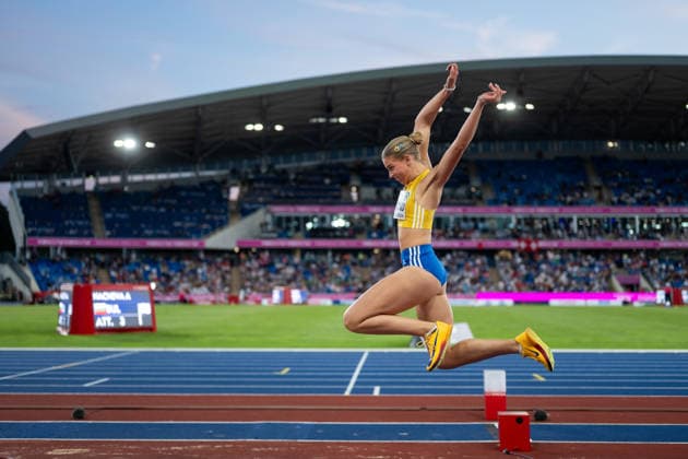 10.08.2026, GBR, Leichtathletik, Europameisterschaft 2026, Abendsession Tag 1, Birmingham Emilia Sjöstrand ( Schweden ), Dreisprung Damen, Qualifikation Birmingham Alexander Stadium England Großbritannien *** August 10, 2026, GBR, Track and Field, 2026 European Championships, Evening Session, Day 1, Birmingham, Emilia Sjöstrand (Sweden), Women s Triple Jump, Qualifying Round, Alexander Stadium, Birmingham, England, Great Britain Copyright: xNordphoto Memmlerx