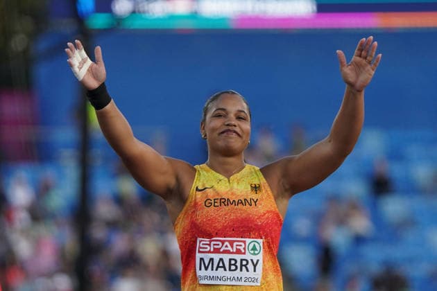 Birmingham , Leichtathletik, Athletics, Track and Field, EAA, Leichtathletik EM Birmingham 2026 European Championships birmingham 2026 , 10.08-17.08.2026, Alexander Stadium Birmingham, Grossbritannien , Kugelstossen Frauen, Shot Put Women, Final Finale, Yemisi Mabry, Deutschland, Germany GER Copyright Gladys Chai von der Laage *** Birmingham, Track and Field, Athletics, EAA, 2026 European Athletics Championships in Birmingham, August 10–17, 2026, Alexander Stadium, Birmingham, Great Britain, Women’s Shot Put, Final, Yemisi Mabry, Germany, GER Copyright Gladys Chai von der Laage