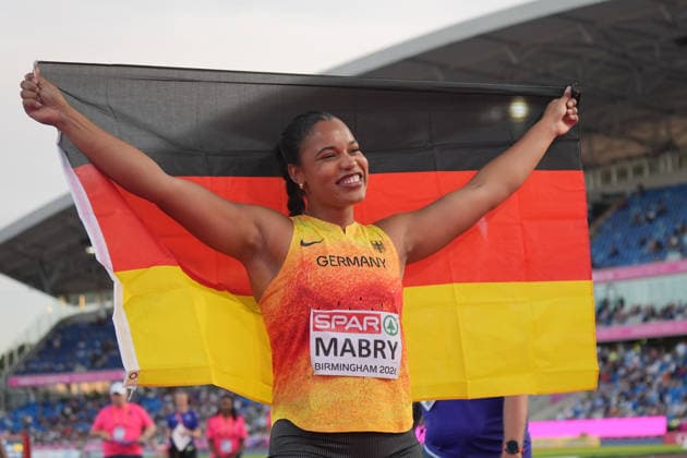 Birmingham , Leichtathletik, Athletics, Track and Field, EAA, Leichtathletik EM Birmingham 2026 European Championships birmingham 2026 , 10.08-17.08.2026, Alexander Stadium Birmingham, Grossbritannien , Kugelstossen Frauen, Shot Put Women, Final Finale, Yemisi Mabry, Deutschland, Germany GER Copyright Gladys Chai von der Laage *** Birmingham, Track and Field, Athletics, EAA, 2026 European Athletics Championships in Birmingham, August 10–17, 2026, Alexander Stadium, Birmingham, Great Britain, Women’s Shot Put, Final, Yemisi Mabry, Germany, GER Copyright Gladys Chai von der Laage