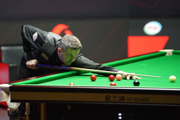TAIYUAN, CHINA - AUGUST 10: Mark Selby of England plays a shot in the first round match against Pang Junxu of China on day 3 of the 2026 World Snooker Tour China Open at Taiyuan Binhe Sports Center on August 10, 2026 in Taiyuan, Shanxi Province of China.  Copyright: xTaixChengzhex 111659197074