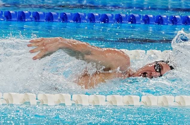 10 Aout European Aquatics Championships Paris 2026 Laurent Lairys MAXPPP - Borodin Ilia of NAB During the finale 400 M Medley at the European Swimming Championships at the Greater Paris Metropolis Olympic Aquatics Centre in Paris (France) on August 10, 2026.Credit Laurent Lairys paris FRANCE  Copyright: xMAXPPPxLaurentxLairysx LLR202608119189 LLR202608119189
