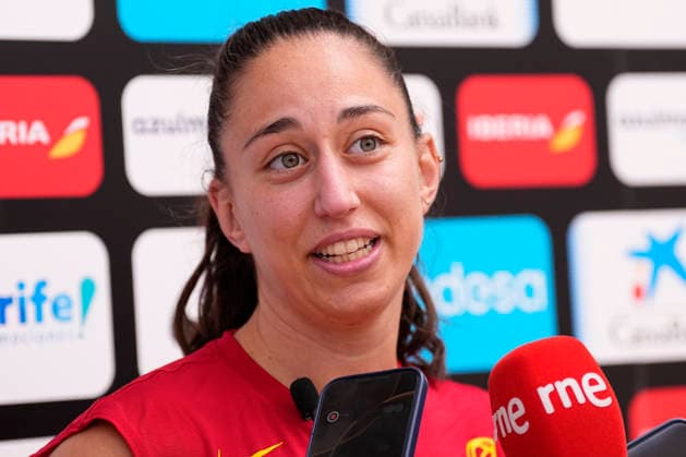 August 10, 2026, Madrid, Madrid, Spain: Maite Cazorla attends during the Spain WomenÃ¢â‚¬â ¢s National Basketball Team training camp at the Triangulo de Oro Sports Centre on March 10, 2026, in Madrid, Spain Spain WomenÃ¢â‚¬â ¢S National Basketball Team Training Camp  - ZUMAa181 20260810_zaa_a181_031 Copyright: xOscarxJ.xBarrosox