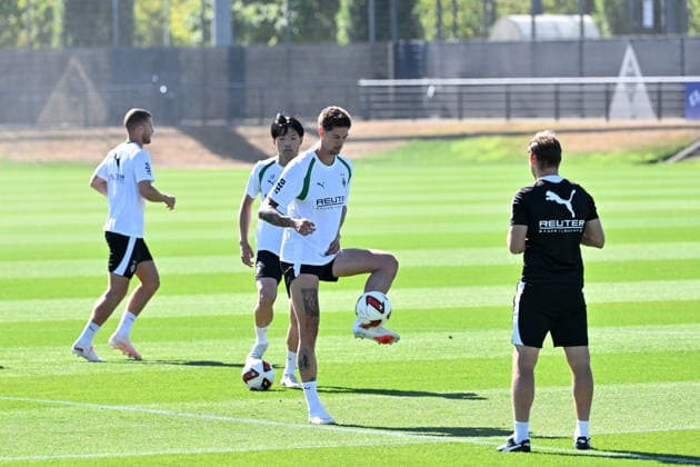 Football, Bundesliga 1, Borussia Mönchengladbach, Training