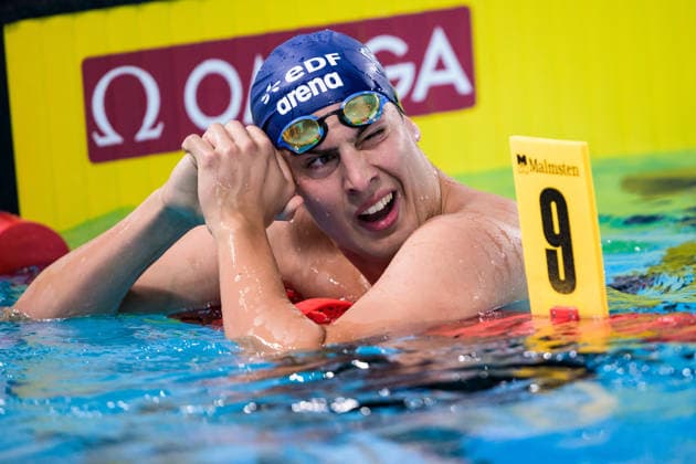 260811 Erik Falk of Sweden after competing in men™s 100 meters freestyle swimming heats during day twelve of the 2026 European Aquatics Championships on August 11, 2026 in Saint-Denis. Photo: Joel Marklund BILDBYRAN kod JM JM0839 bbeng simning swimming svomming 2026 european aquatics championships em Sverige Sweden depp *** August 11, 2026: Erik Falk of Sweden after competing in the men’s 100-meter freestyle swimming heats on day twelve of the 2026 European Aquatics Championships on August 11, 2026 in Saint Denis. Photo by Joel Marklund, BILDBYRAN, code JM JM0839 bbeng swimming 2026 European Aquatics Championships EM Sweden depp  Copyright: JOELxMARKLUND BB260811JM050