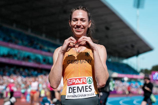 Eileen Demes (TV 1861 Neu-Isenburg, 400m Huerden Frauen), GBR, Leichtathletik, Athletics, European Athletics Championships 2026, Leichtathletik Europameisterschaft 2026, Birmingham 2026, 09.08.2026, GBR, Leichtathletik, Athletics, European Athletics Championships 2026, Leichtathletik Europameisterschaft 2026, Birmingham 2026, 09.08.2026 Birmingham *** Eileen Demes TV 1861 Neu Isenburg, Women s 400m Hurdles, GBR, Track and Field, Athletics, 2026 European Athletics Championships, 2026 European Track and Field Championships, Birmingham 2026, August 9, 2026, GBR, Track and Field, Athletics, 2026 European Athletics Championships, 2026 European Track and Field Championships, Birmingham 2026, August 9, 2026, Birmingham Copyright: xStefanxMayerx EP_SMR