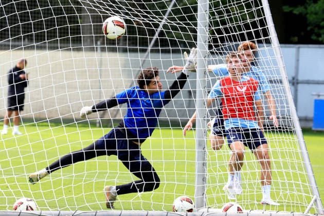 Football, 2nd Bundesliga, Hertha BSC, Training
