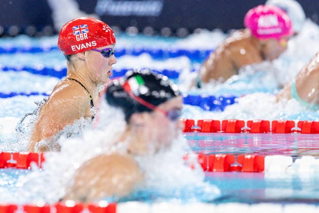 European Aquatics Championships Swimming Day 2 Angharad Evans during European Aquatics Championships Swimming Day 2 in Paris, France, on August 11, 2026 Paris France  Copyright: xFotoxOlimpikx originalFilename:jastrzebowski-european260811_npPjD.jpg