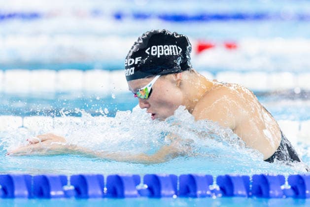 European Aquatics Championships Swimming Day 2 Florine Gaspard during European Aquatics Championships Swimming Day 2 in Paris, France, on August 11, 2026 Paris France  Copyright: xFotoxOlimpikx originalFilename:jastrzebowski-european260811_np3xS.jpg