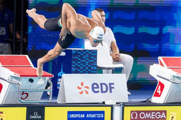 European Aquatics Championships Swimming Day 2 Nandor Nemeth during European Aquatics Championships Swimming Day 2 in Paris, France, on August 11, 2026 Paris France  Copyright: xFotoxOlimpikx originalFilename:jastrzebowski-european260811_npDDj.jpg
