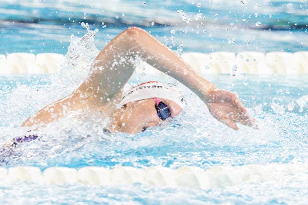 European Aquatics Championships Swimming Day 2 Barbara Lesniewska during European Aquatics Championships Swimming Day 2 in Paris, France, on August 11, 2026 Paris France  Copyright: xFotoxOlimpikx originalFilename:jastrzebowski-european260811_npr5A.jpg