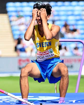 BIRMINGHAM, UNITED KINGDOM 20260811 Sweden s Melwin Lycke Holm during the men s high jump qualifying round at the European Athletics Championships at Alexander Stadium in Birmingham. *** The image is included in the SPORTS PACKAGE. For others PAID IMAGE. *** BIRMINGHAM UK x10030x *** BIRMINGHAM, UNITED KINGDOM, August 11, 2026 — Sweden’s Melwin Lycke Holm during the men’s high jump qualifying round at the European Athletics Championships at Alexander Stadium in Birmingham *** The image is included in the SPORTS PACKAGE. For other uses, PAID IMAGE *** BIRMINGHAM, UK x10030x  Copyright: xJonasxEkströmer TTx EUROPEAN ATHLETICS CHAMPIONSHIPS 2026