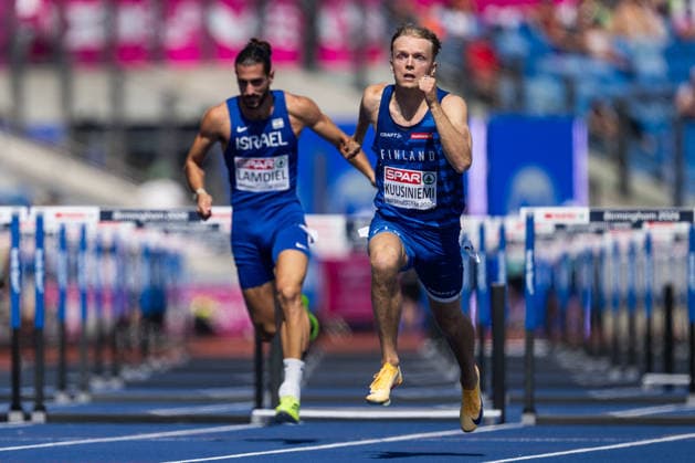 260811 Santeri Kuusiniemi of Finland competes in men s 110 meter hurdles qualification during day 2 of the 2026 European Athletics Championships on August 11, 2026 in Birmingham. Photo: Mathias Bergeld BILDBYRAN kod MB MT1065 friidrott athletics friidrett friidrotts-em em friidretts-em 2026 european athletics championships 2 bbeng hurdles hekk häck *** August 11, 2026: Santeri Kuusiniemi of Finland competes in the men’s 110-meter hurdles qualifying round during Day 2 of the 2026 European Athletics Championships on August 11, 2026 in Birmingham. Photo by Mathias Bergeld, BILDBYRAN, code MB MT1065. track and field, athletics, friidrett, friidrotts EM, 2026 European Athletics Championships, 2 BBENG hurdles, hekk, häck  Copyright: MATHIASxBERGELD BB260811MB046