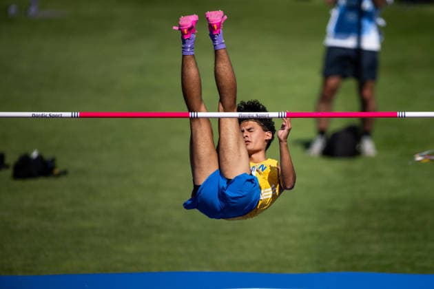 260811 Melwin Lycke Holm of Sweden competes in men s high jump qualification during day 2 of the 2026 European Athletics Championships on August 11, 2026 in Birmingham. Photo: Maxim Thore BILDBYRAN kod MT MT1065 friidrott athletics friidrett friidrotts-em em friidretts-em 2026 european athletics championships 2 bbeng hoydehopp high jump hoyde höjdhopp sverige *** 260811 Melwin Lycke Holm of Sweden competes in the men’s high jump qualifying round on Day 2 of the 2026 European Athletics Championships on August 11, 2026 in Birmingham. Photo by Maxim Thore. BILDBYRAN code MT MT1065 track and field athletics friidrett friidrotts em em friidretts em 2026 European Athletics Championships 2 bbeng high jump high jump Sweden  Copyright: MAXIMxTHORE BB260811MT036