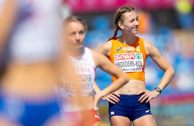 BIRMINGHAM - Femke Broeders-Bol in action in the 800 meters qualification during the second day of the European Athletics Championships. IRIS VAN DEN BROEK ANP xVIxANPxSportx xxANPxIVx 565262439 originalFilename: 565262439.jpg