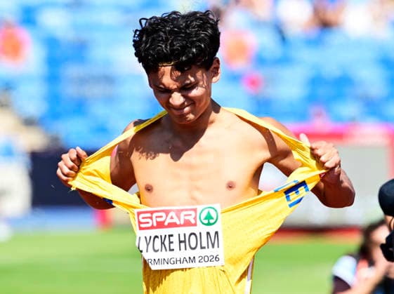 BIRMINGHAM, UNITED KINGDOM 20260811 Sweden s Melwin Lycke Holm during the men s high jump qualifying round at the European Athletics Championships at Alexander Stadium in Birmingham. *** The image is included in the SPORTS PACKAGE. For others PAID IMAGE. *** BIRMINGHAM UK x10030x *** BIRMINGHAM, UNITED KINGDOM 20260811 Sweden s Melwin Lycke Holm during the men s high jump qualifying round at the European Athletics Championships at Alexander Stadium in Birmingham *** The image is included in the SPORTS PACKAGE. For other uses, PAID IMAGE *** BIRMINGHAM, UK x10030x  Copyright: xJonasxEkströmer TTx EUROPEAN ATHLETICS CHAMPIONSHIPS 2026