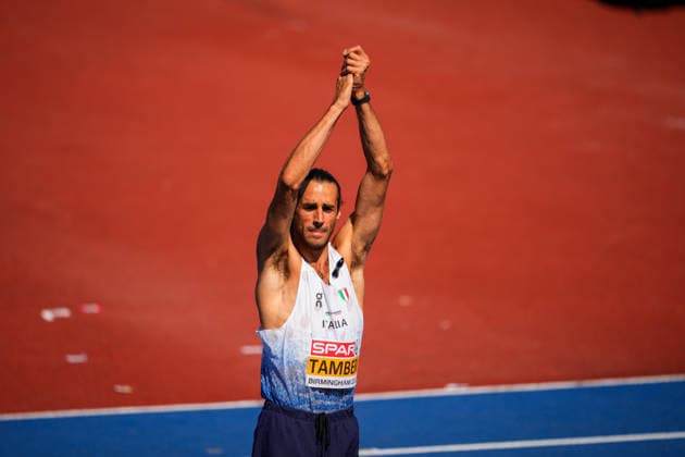 EM i friidrett utendors 2026 - Dag 2 Birmingham, England 20260811. Gianmarco Tamberi fra Italia i ovelsen hoyde menn kvalifisering under EM i friidrett 2026 pa Alexander Stadium i Birmingham tirsdag. Foto: Beate Oma Dahle NTB Birmingham England EDITORIAL USE ONLY. RESTRICTED USE FOR BETTING COMPANIES Ref:_SPO0-2B3w5Qfyc.jpg *** 2026 European Outdoor Athletics Championships, Day 2, Birmingham, England, August 11, 2026: Gianmarco Tamberi of Italy competes in the men’s high jump qualifying round at the 2026 European Athletics Championships at Alexander Stadium in Birmingham on Tuesday. Photo: Beate Oma Dahle, NTB, Birmingham, England. EDITORIAL USE ONLY. RESTRICTED USE FOR BETTING. COMPANIES  Copyright: xBeatexOmaxDahlex xNTBx