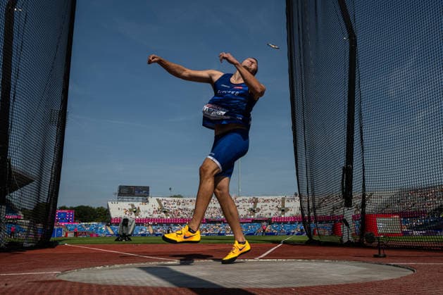 260811 Mico Lampinen of Finland competes in men s discus throw qualification during day 2 of the 2026 European Athletics Championships on August 11, 2026 in Birmingham. Photo: Maxim ThorÃ BILDBYRAN kod MT MT1065 friidrott athletics friidrett friidrotts-em em friidretts-em 2026 european athletics championships 2 bbeng *** August 11, 2026: Mico Lampinen of Finland competes in the men’s discus throw qualifying round on Day 2 of the 2026 European Athletics Championships on August 11, 2026 in Birmingham. Photo by Maxim Thora, BILDBYRAN, code MT MT1065. track and field, athletics, friidrett, friidrotts EM, 2026 European Athletics Championships, 2 bbeng  Copyright: MAXIMxTHORE BB260811MT048